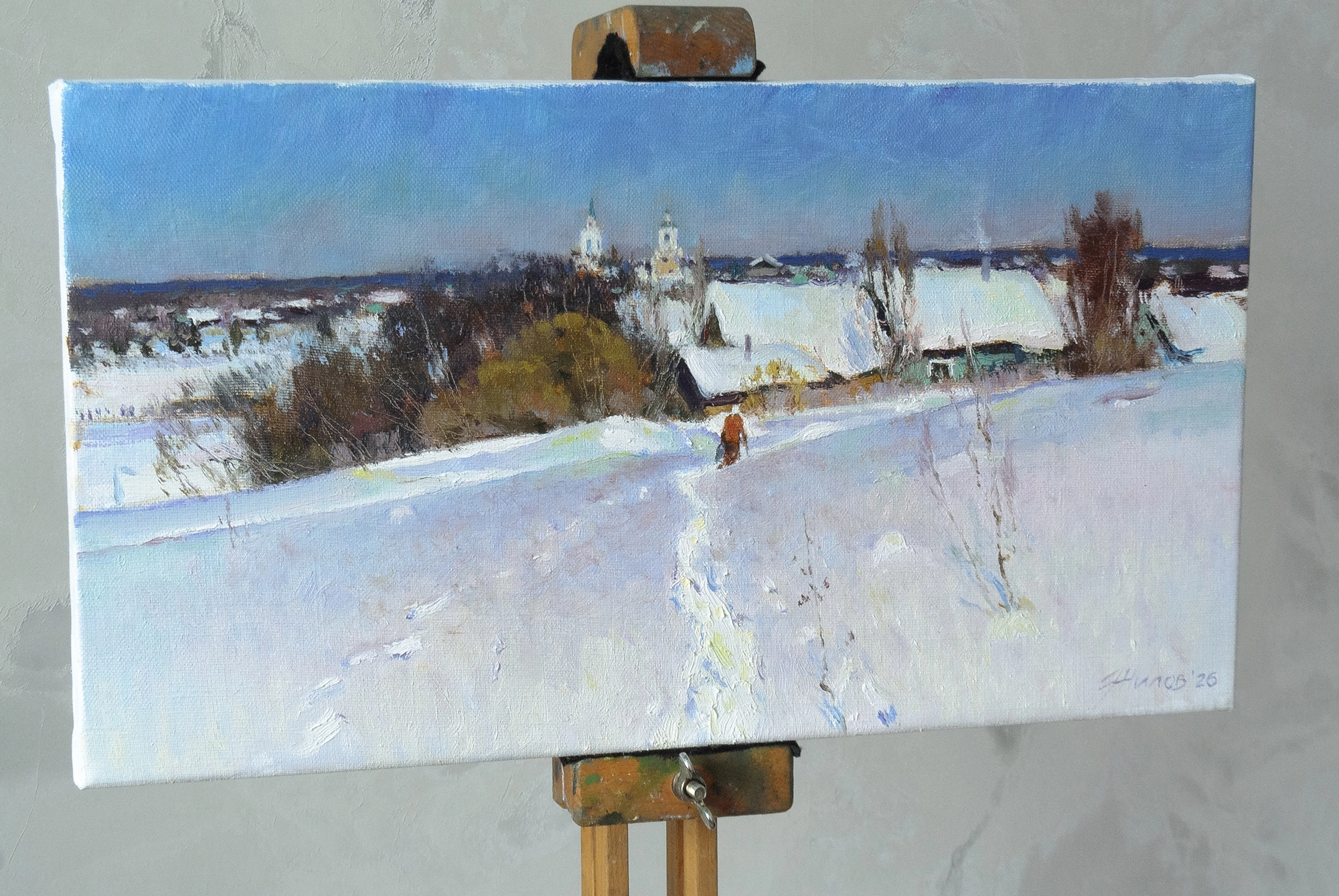 Картина  Мартовская лазурь художника Жилов Андрей